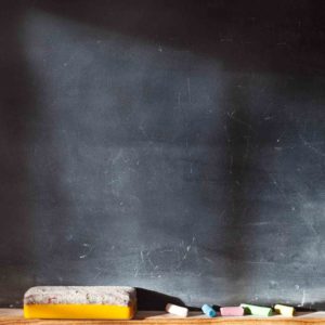 Image of a blackboard for the Lesson observation; watching the teacher teach post