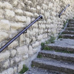 Image of a flight of steps and railing for the Special Educational Needs provision in mainstream schools post